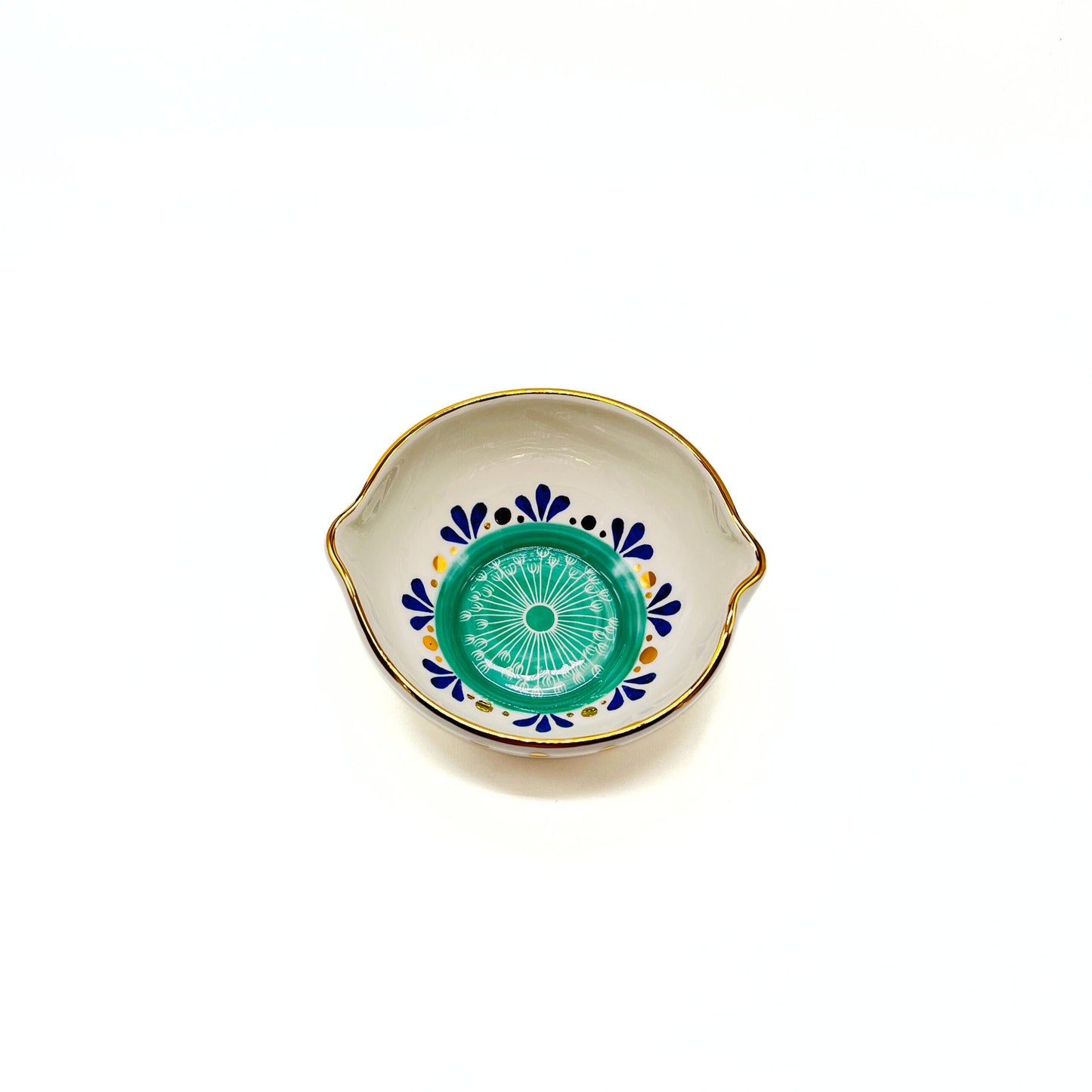 Bowl with Green Pattern image 1