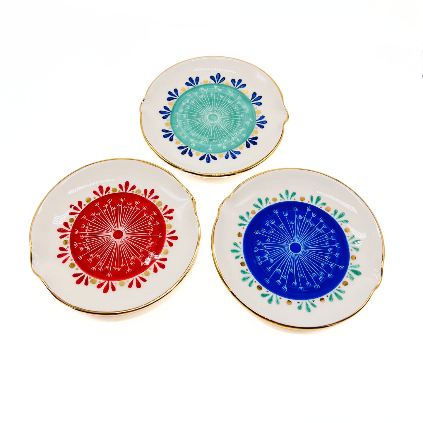 Plate with Green Pattern image 3