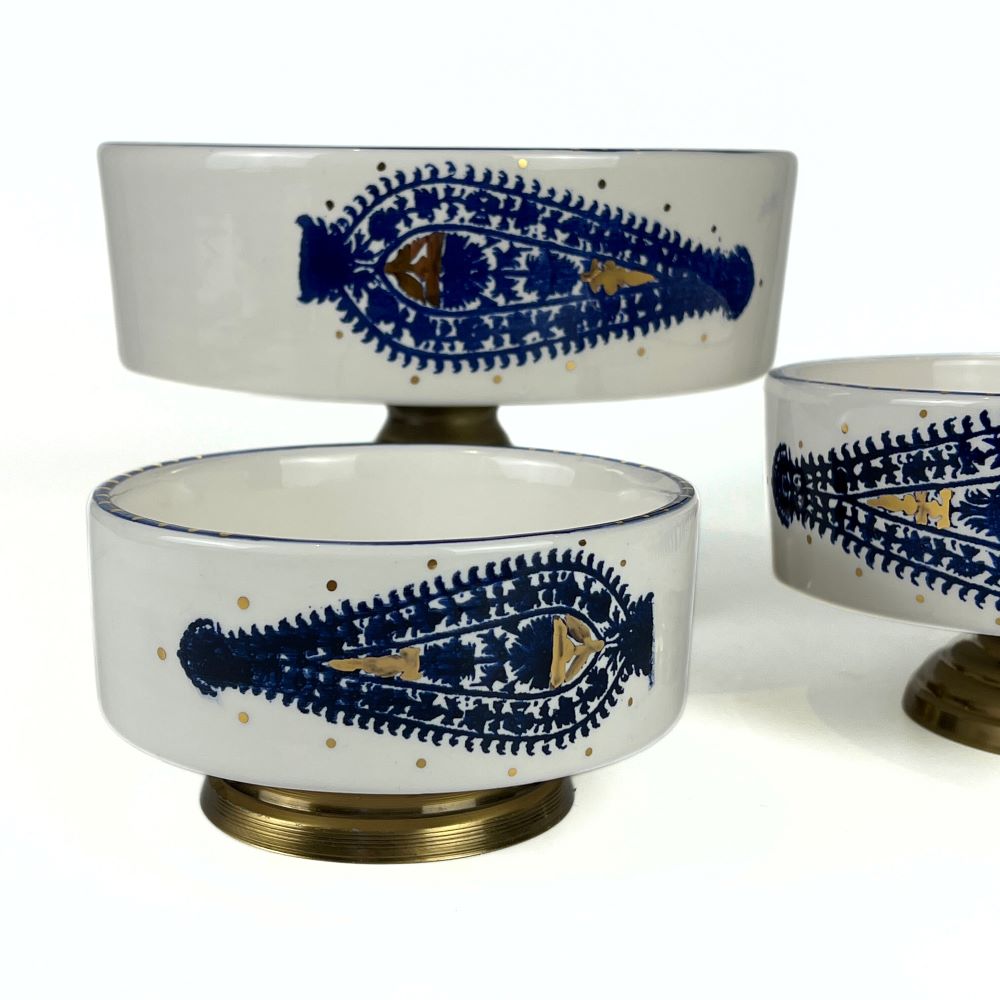 Bowl with Brass Base image 2