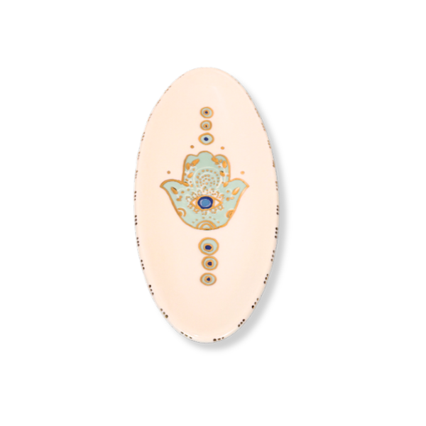 Small Hamsa Oval Dish image 3