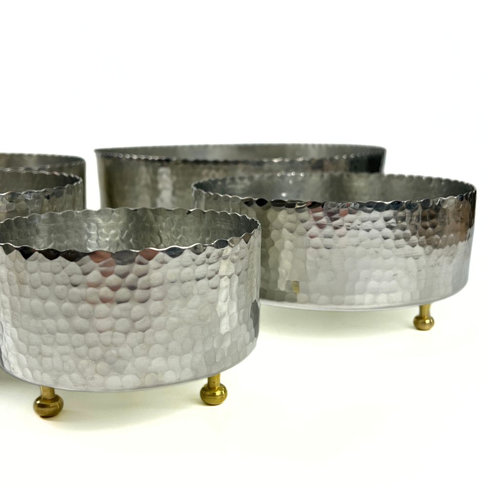Kereshme Copper Bowl with Brass Base image 5