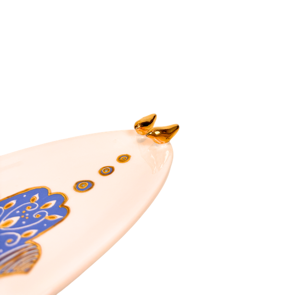 Medium Bird Hamsa Oval Dish image 2