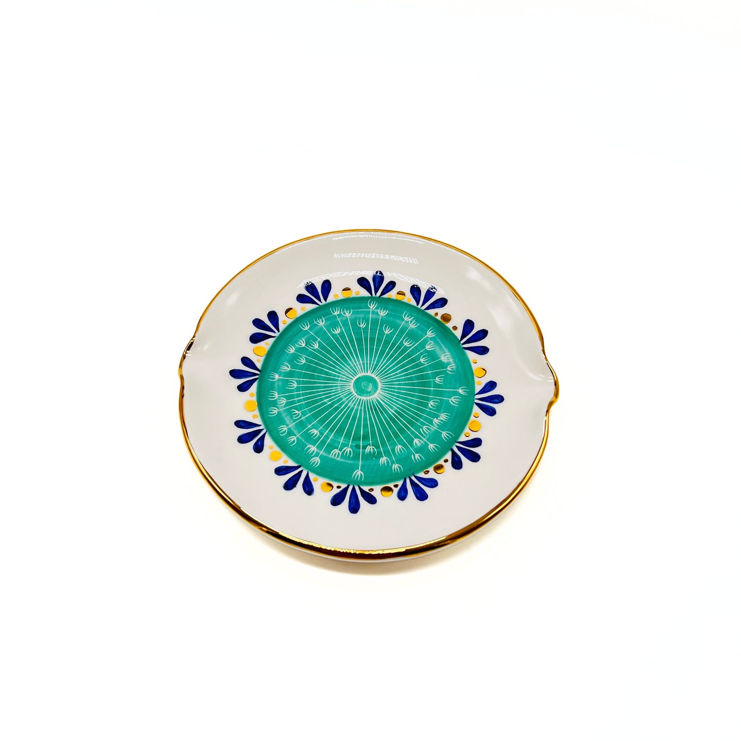 Plate with Green Pattern image 2