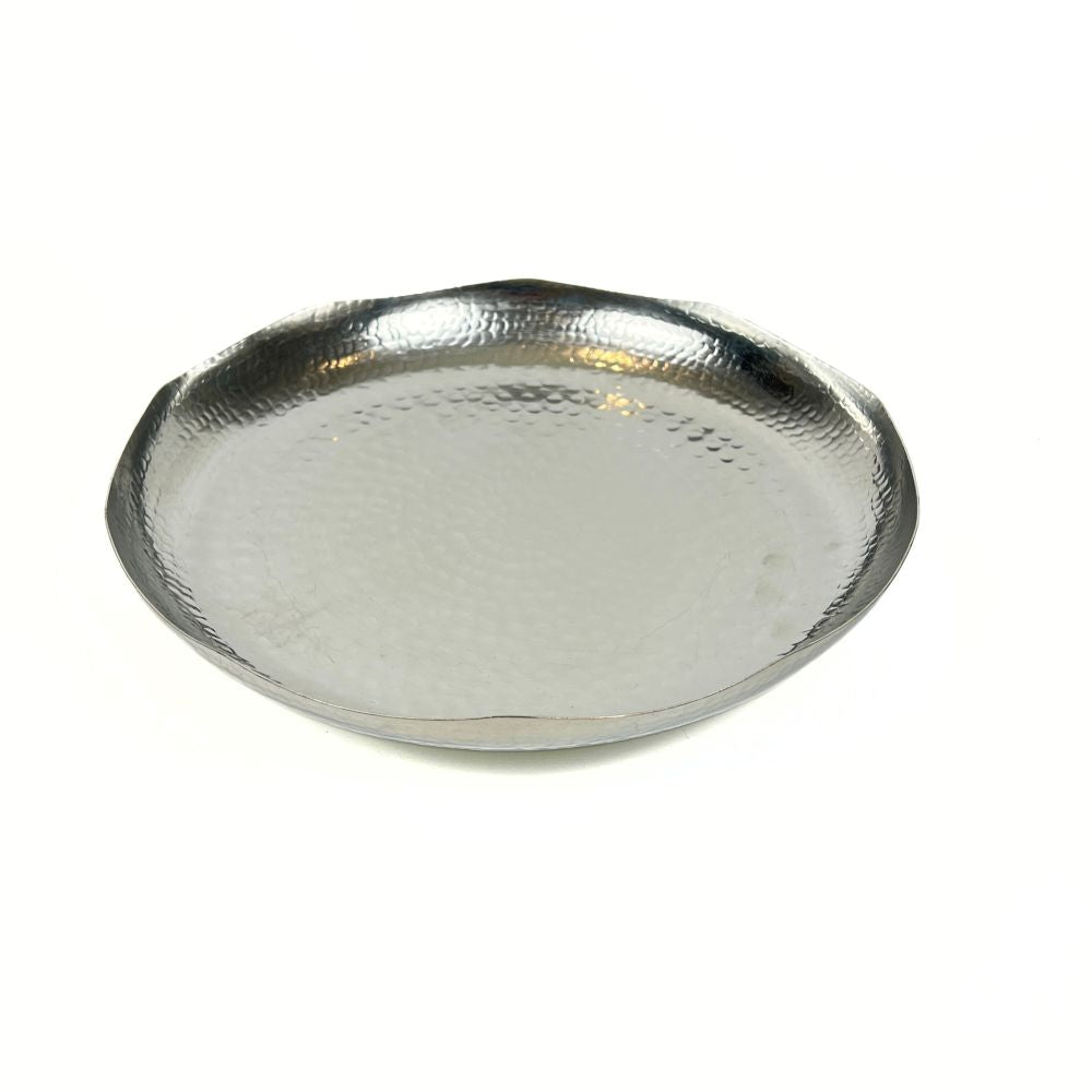 Atlas Copper Round Dish with Brass Base image 2