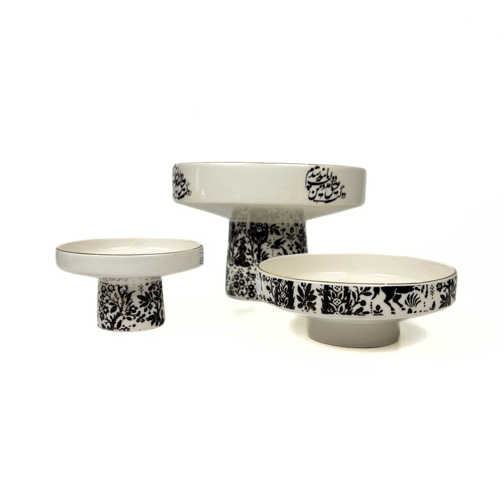 Calligraphy Dish With Base (Dolate Eshgh) image 0