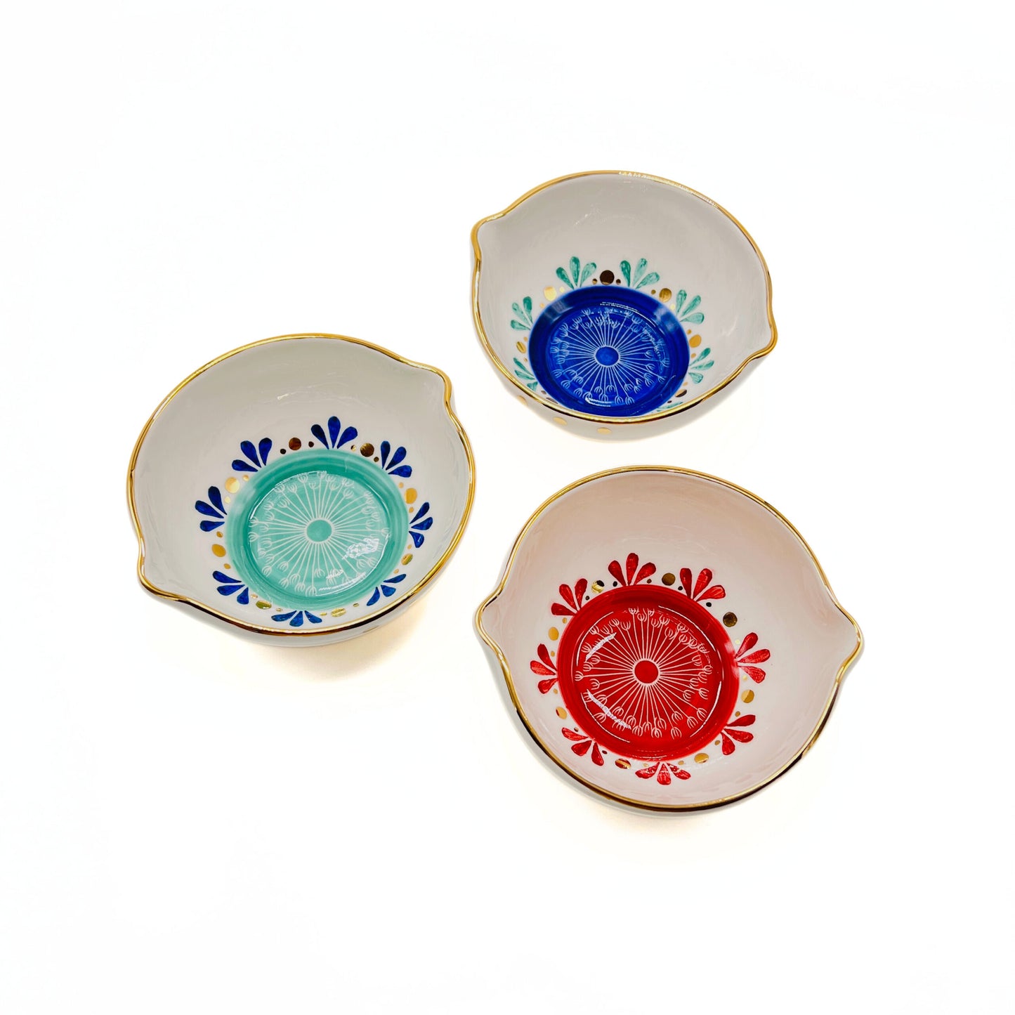 Bowl with Green Pattern image 3
