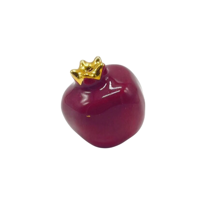 Ceramic Pomegranate - Crimson image