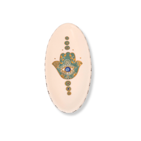 Small Hamsa Oval Dish image 4