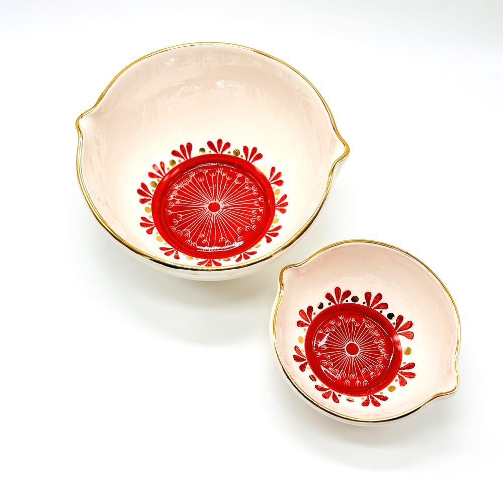 Bowl with Red Pattern image 3