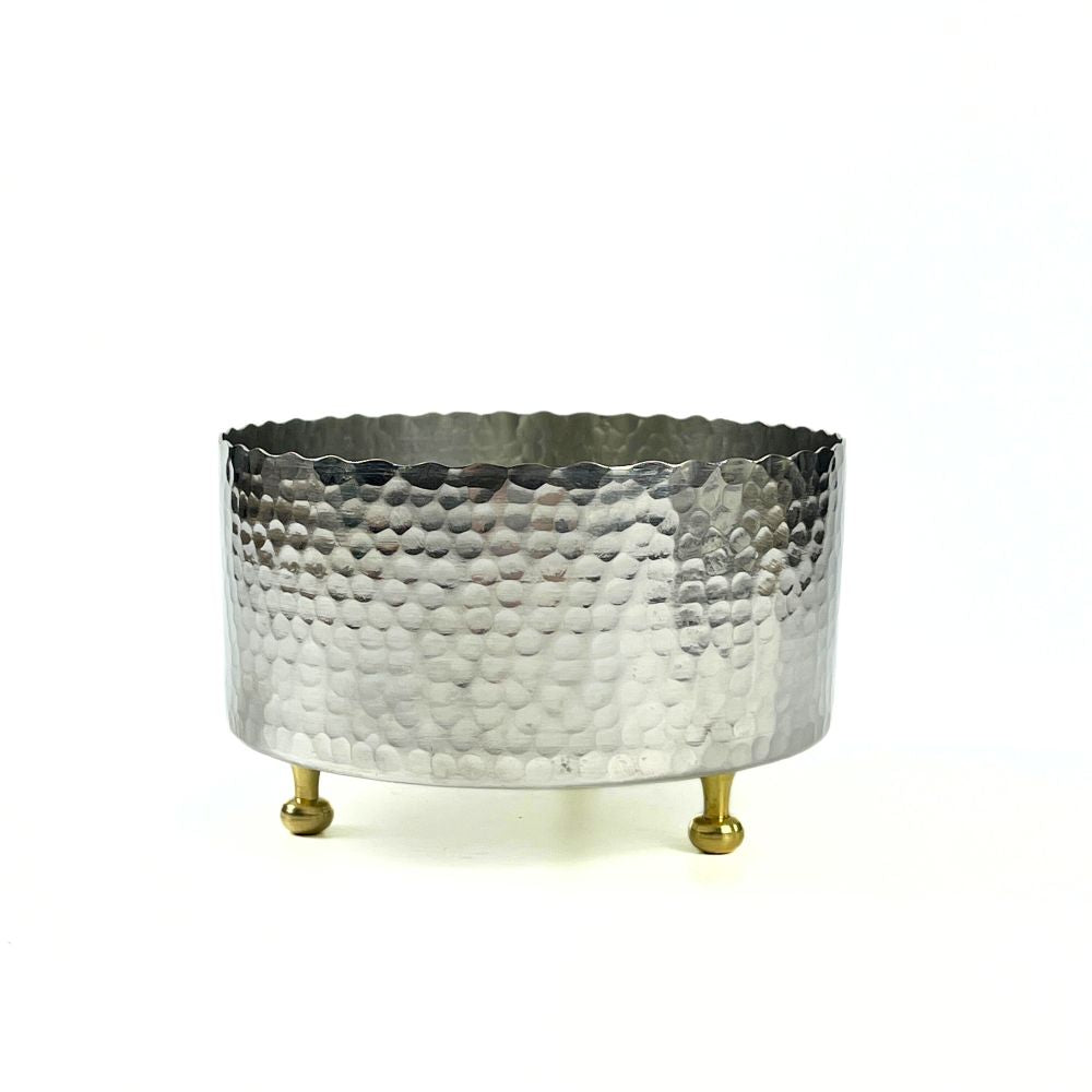 Kereshme Copper Bowl with Brass Base image 1