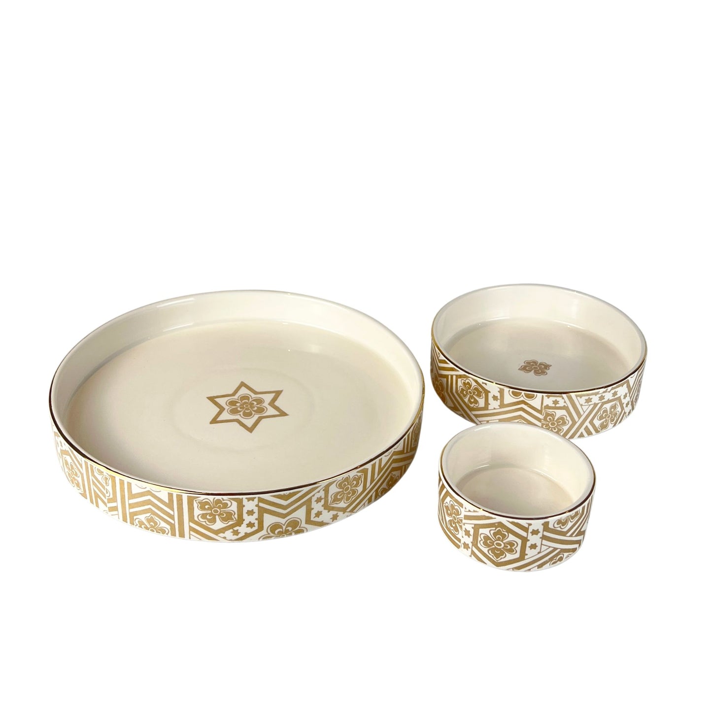 The Zarrin Motif Dishes