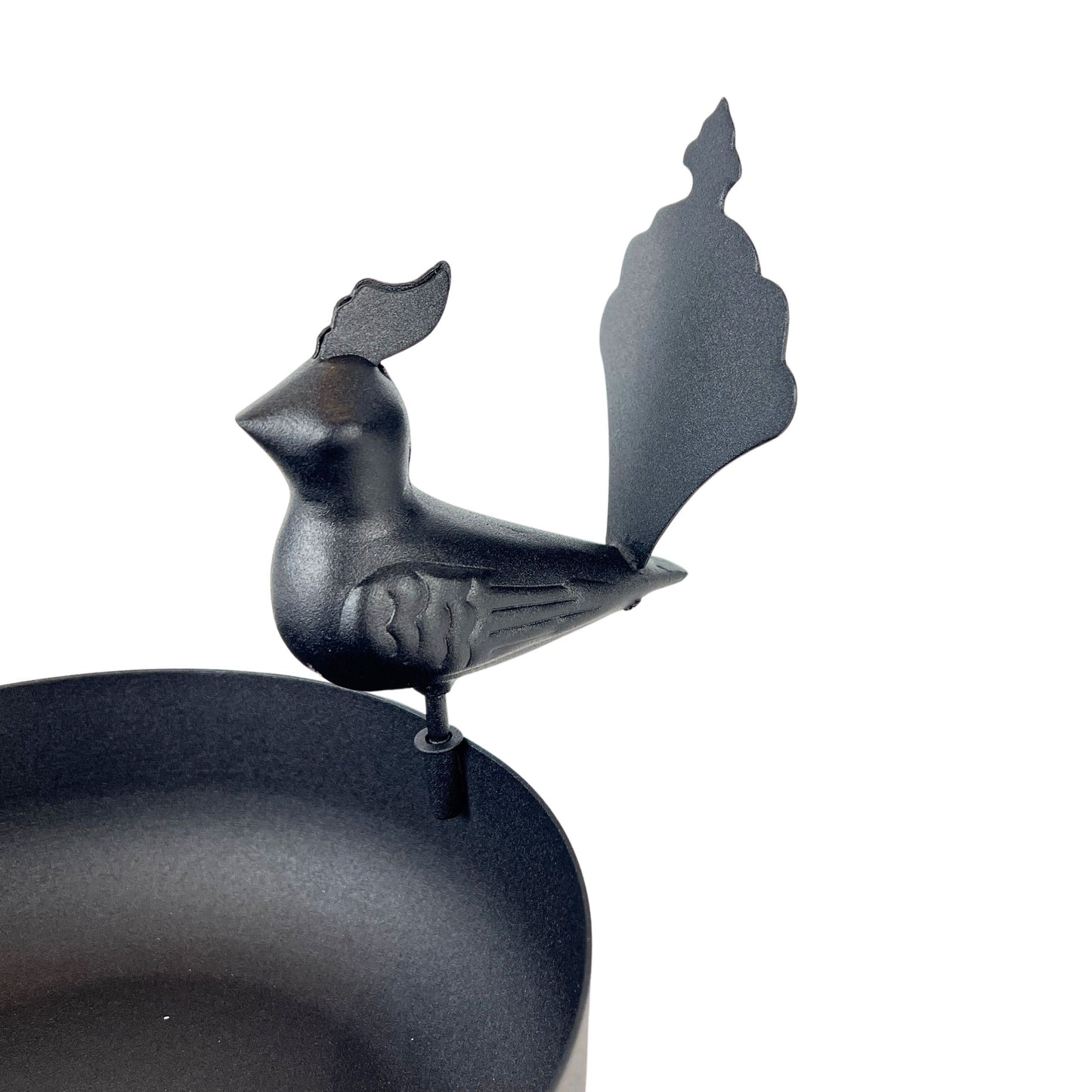 Peacock Bowl Black