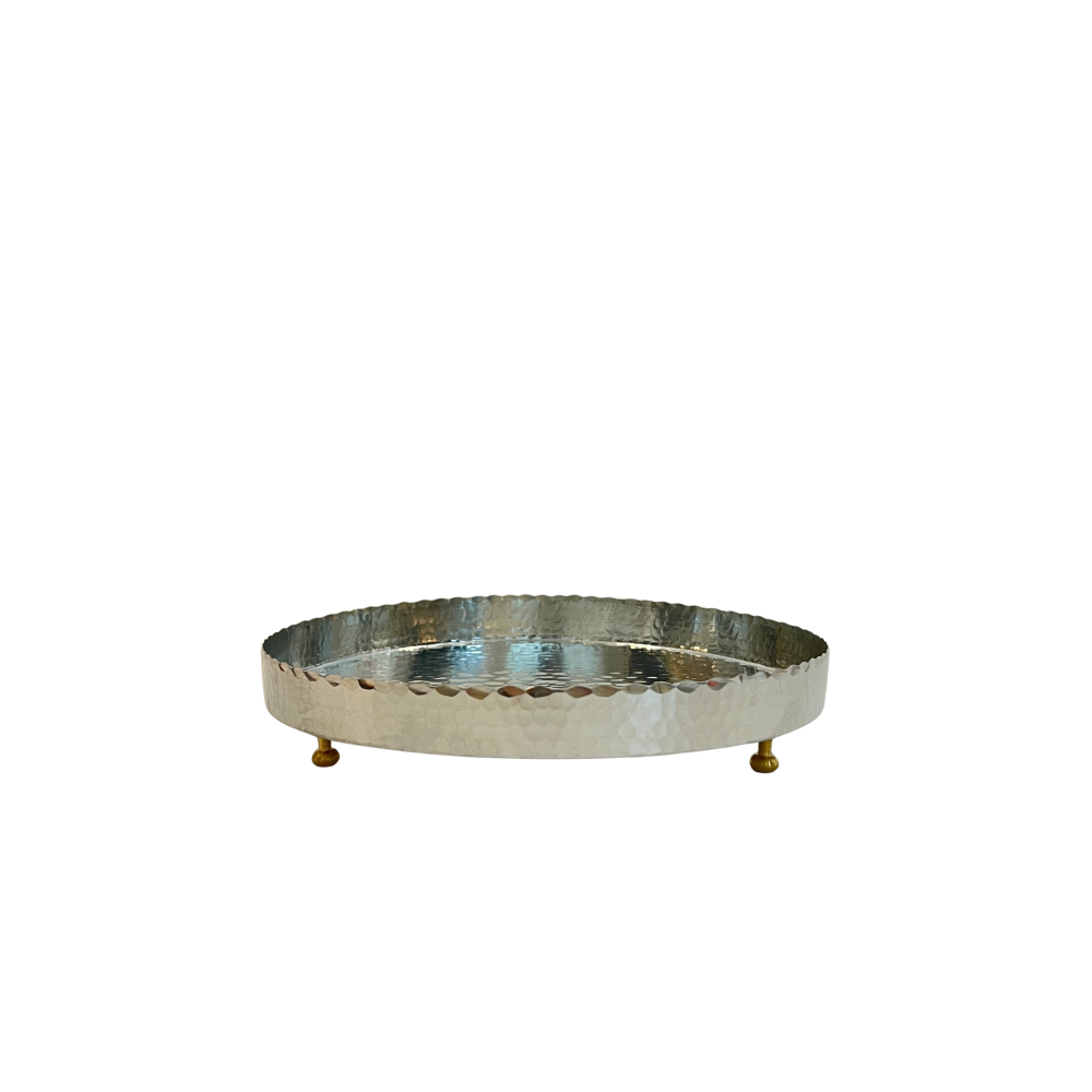 Majnoon Copper Dish with Brass Base