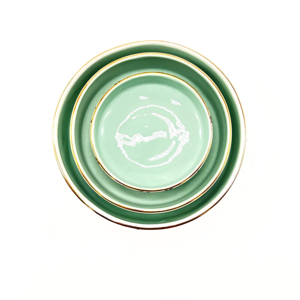 Del O Jan Turquoise Dish image 4
