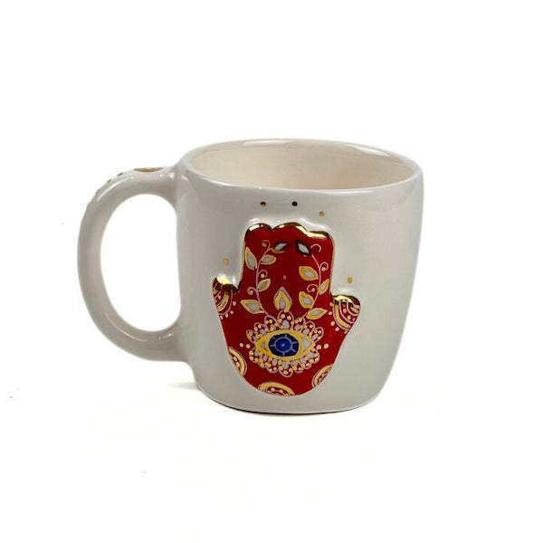 Hamsa Mugs - Red image