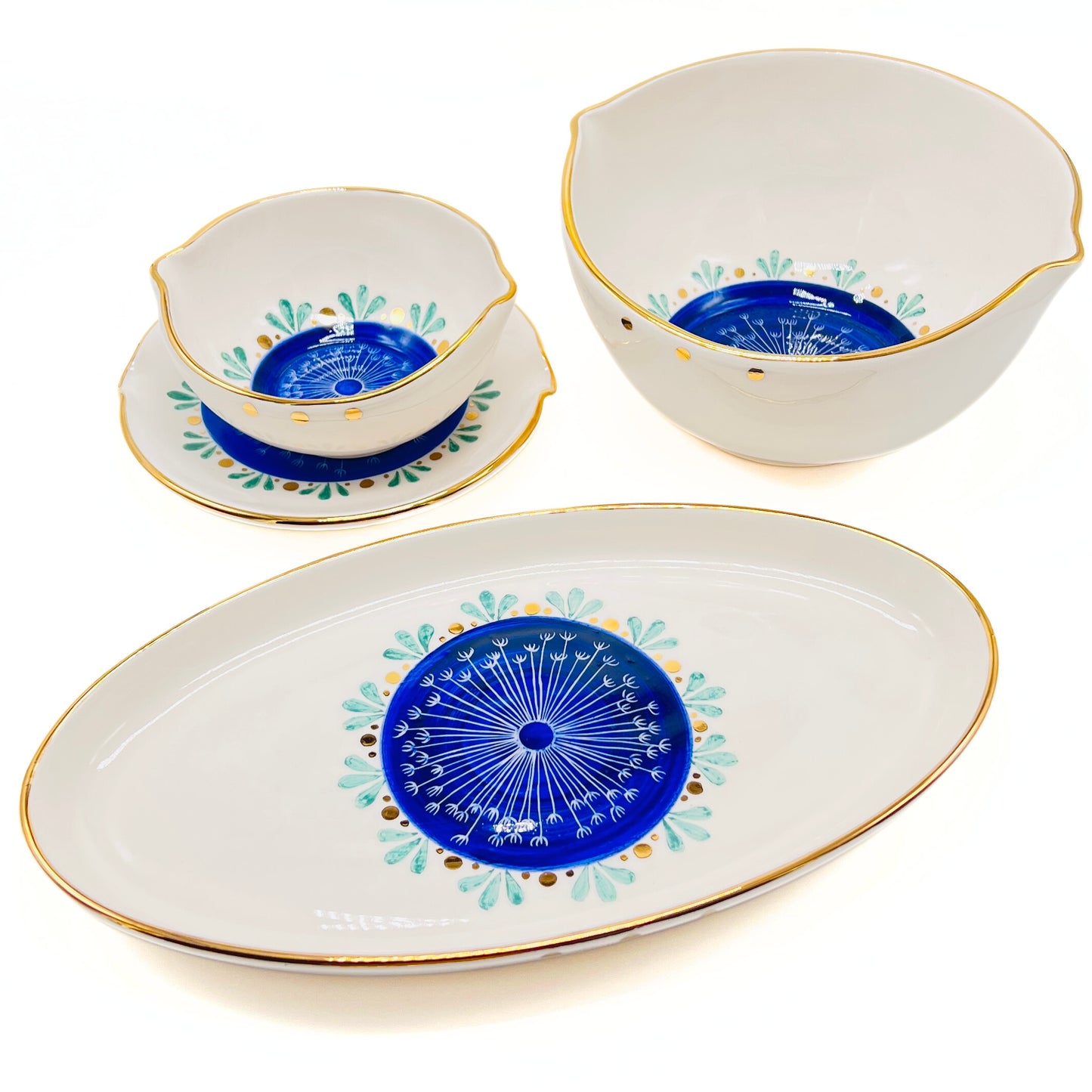 Bowl with Blue Pattern image 3