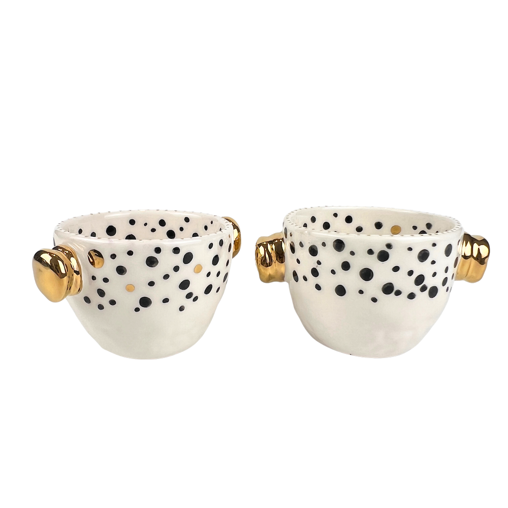 Gold Polka-Dot Bowl image 3