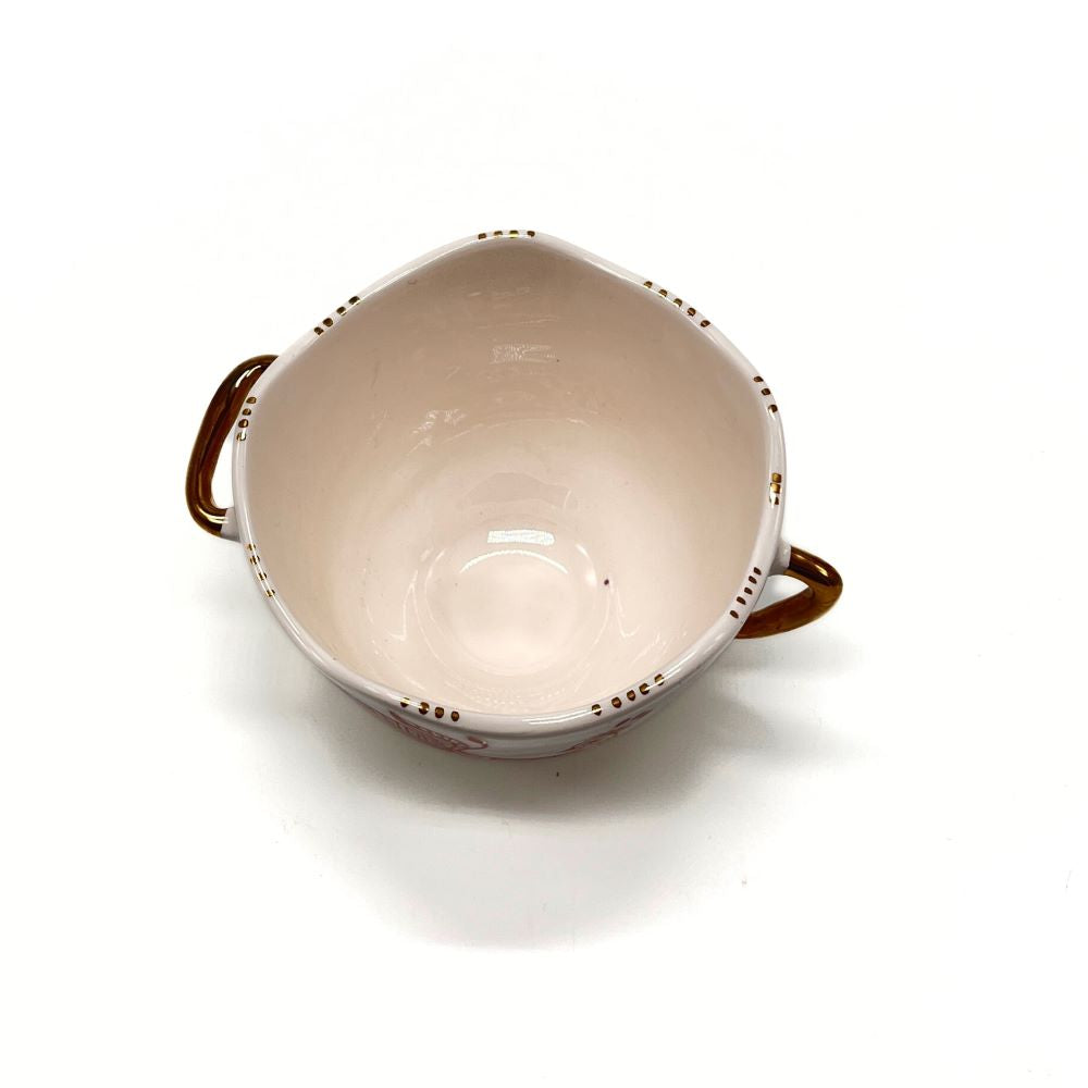 Bowl with Red and Gold bird 1 image 2