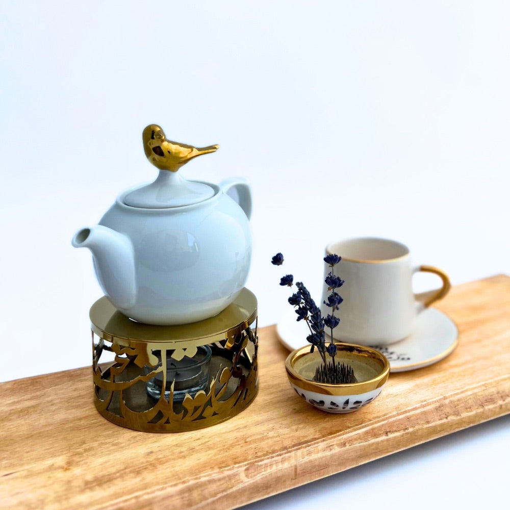 Gold Calligraphy Warmer image 1