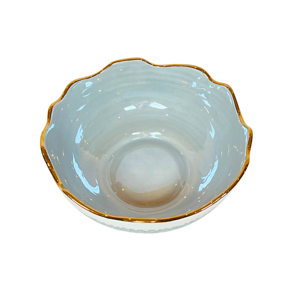 Pearl-Glazed Ceramic Bowl image 1