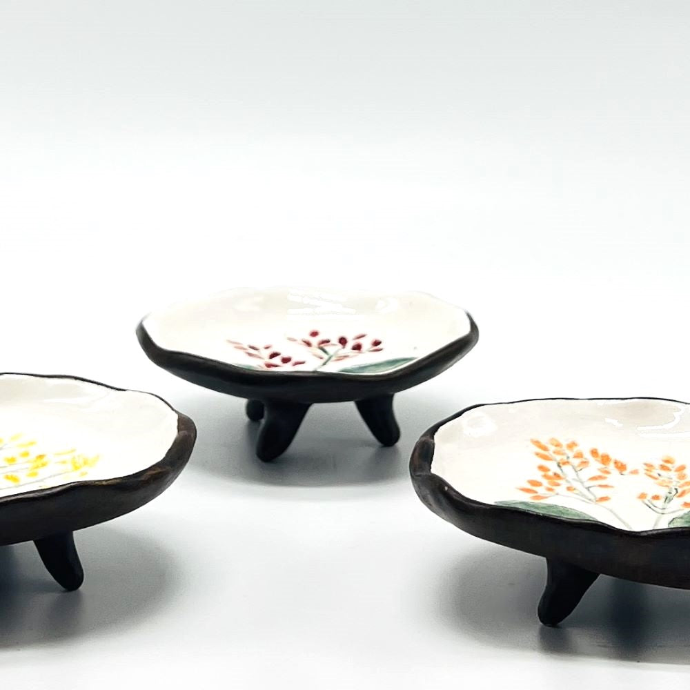 Small Plate With Base (Yellow) image 5