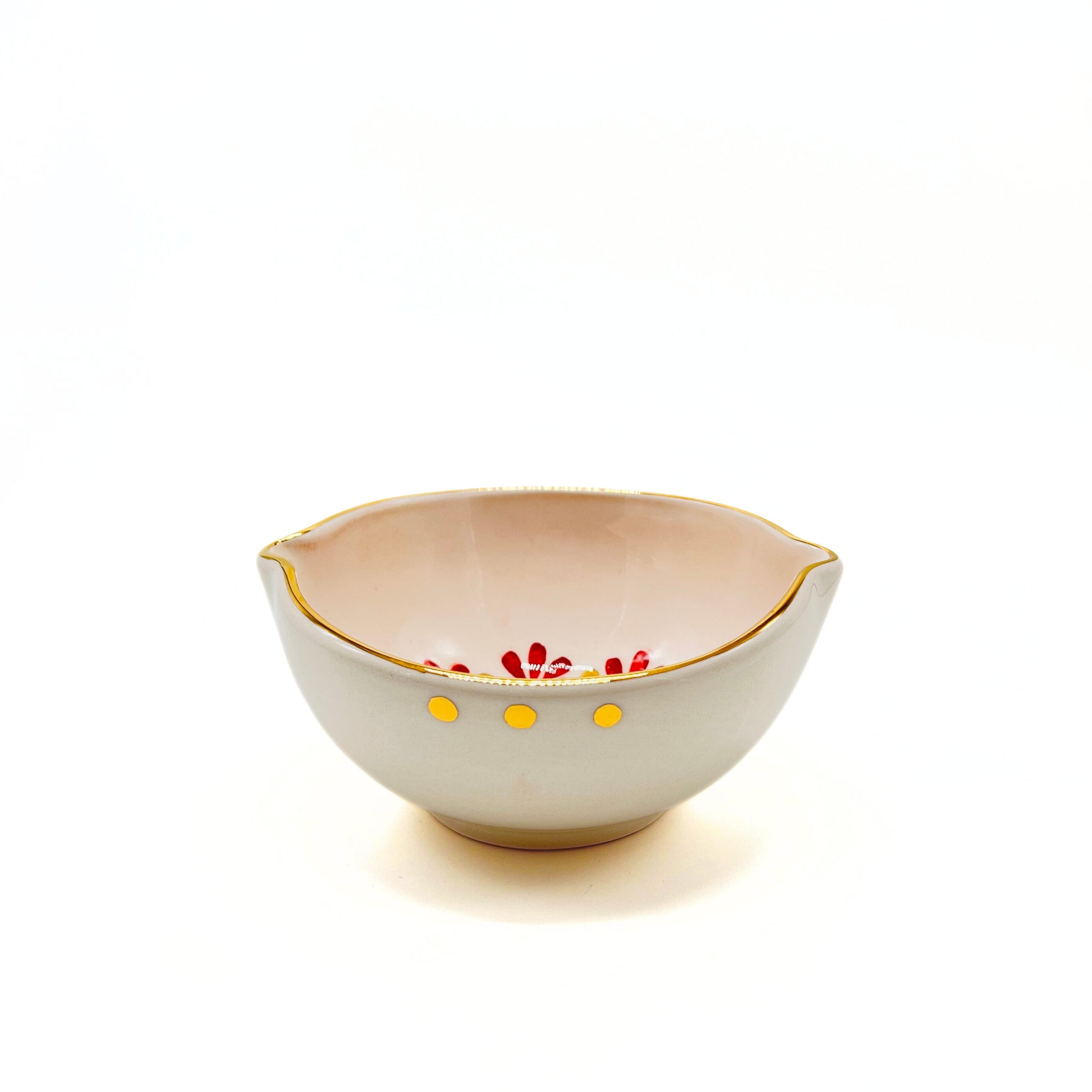 Bowl with Red Pattern image 1