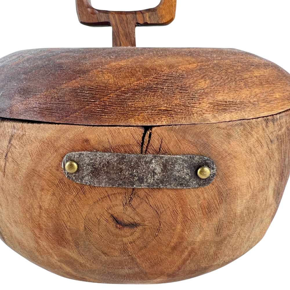 Wooden Bowl With Lid