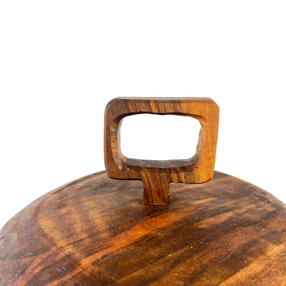 Wooden Bowl With Lid