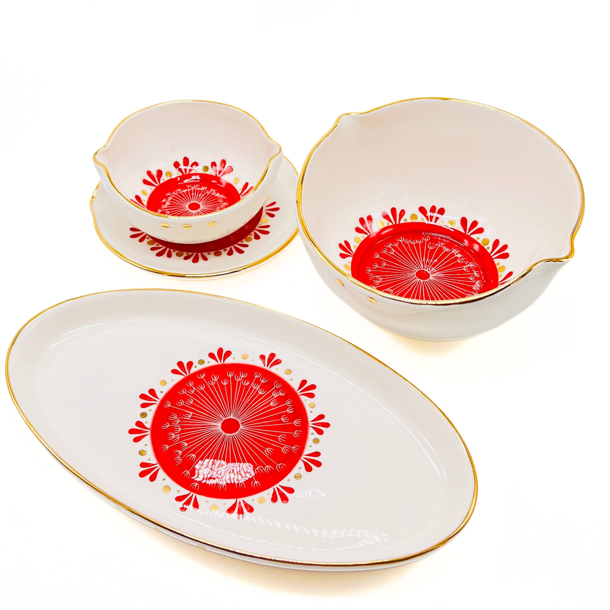 Bowl with Red Pattern image 4