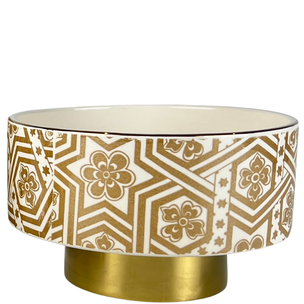 The Zarrin Motif Bowls with Base