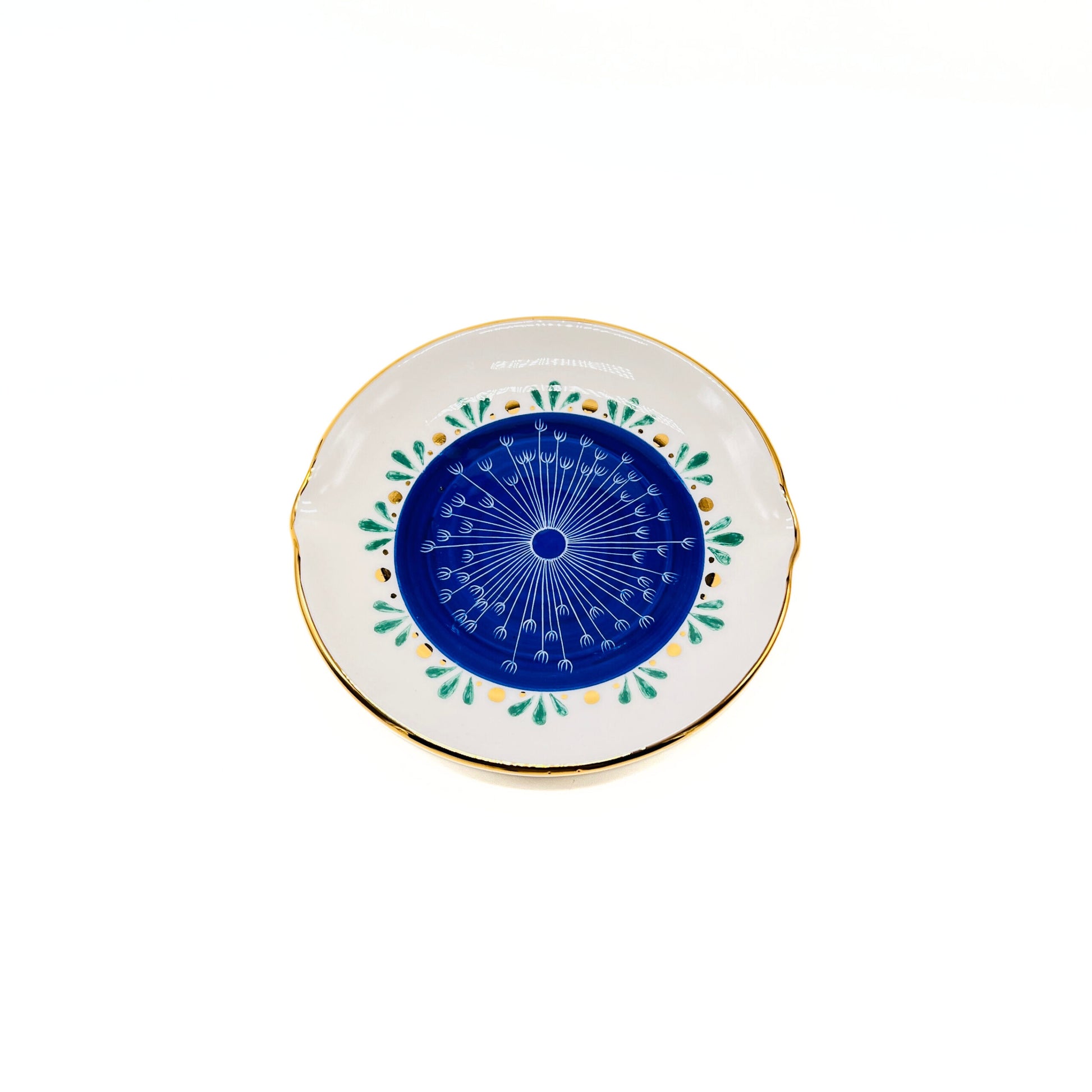 Plate with Blue Pattern image 2