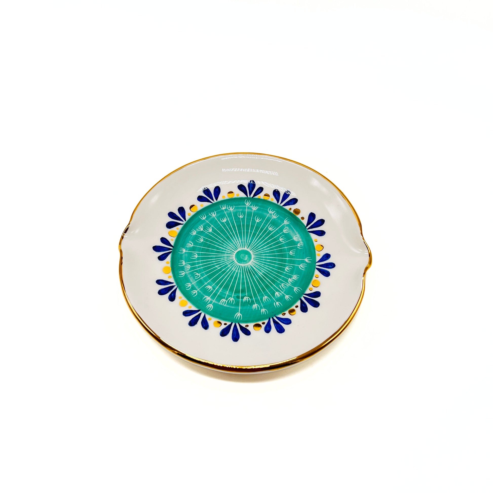 Plate with Green Pattern image 2
