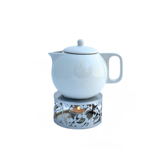 Silver Calligraphy Warmer image 0