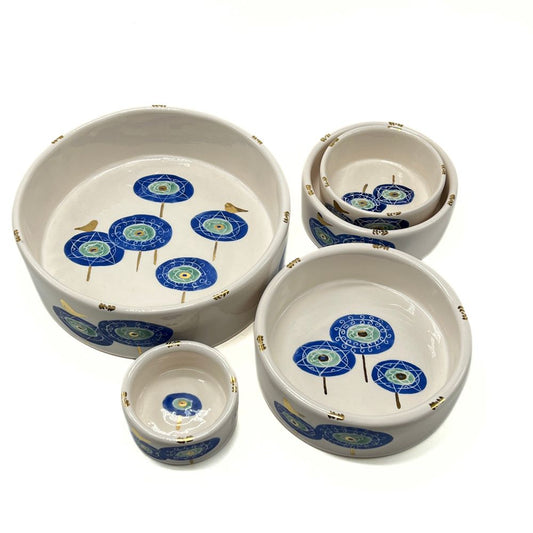 Round Bowl with Bird Pattern image 5