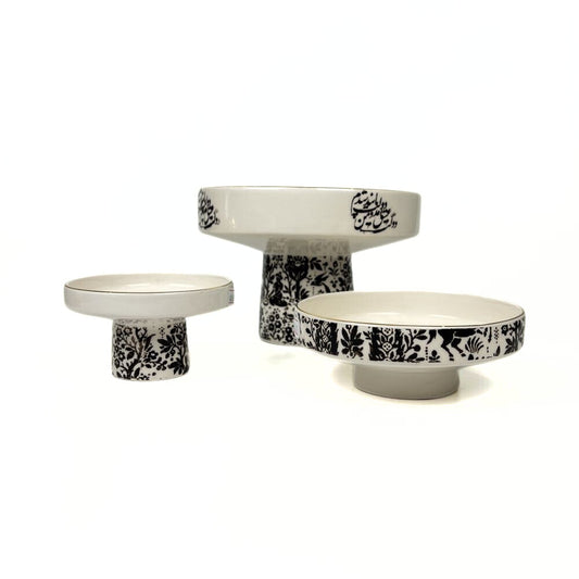 Calligraphy Dish With Base (Dolate Eshgh) image 0