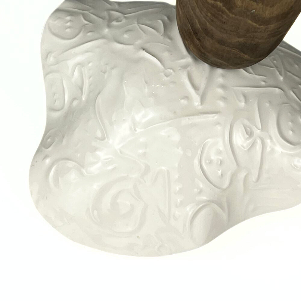 White Typography Bowl With Base image 3