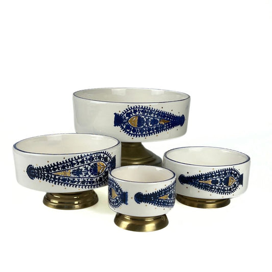 Bowl with Brass Base image 0