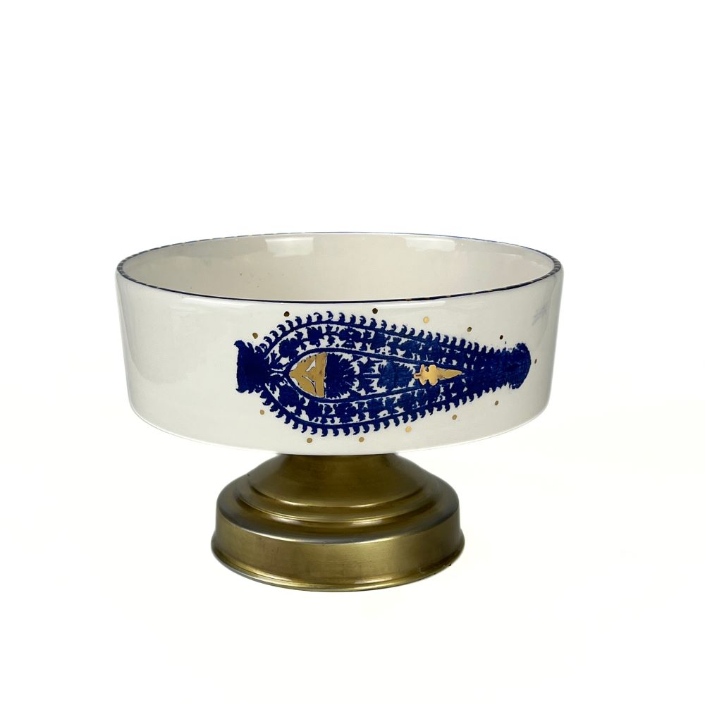 Bowl with Brass Base image 4