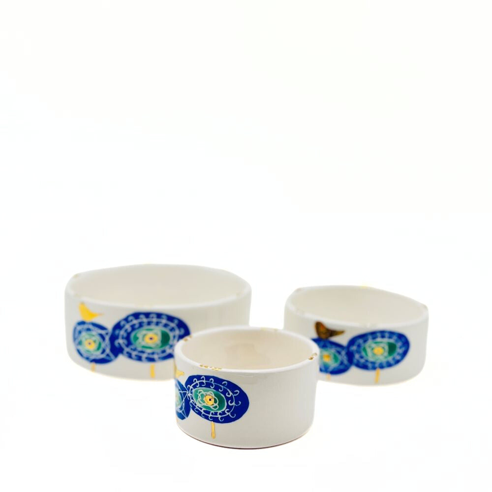 Round Bowl with Bird Pattern image 0