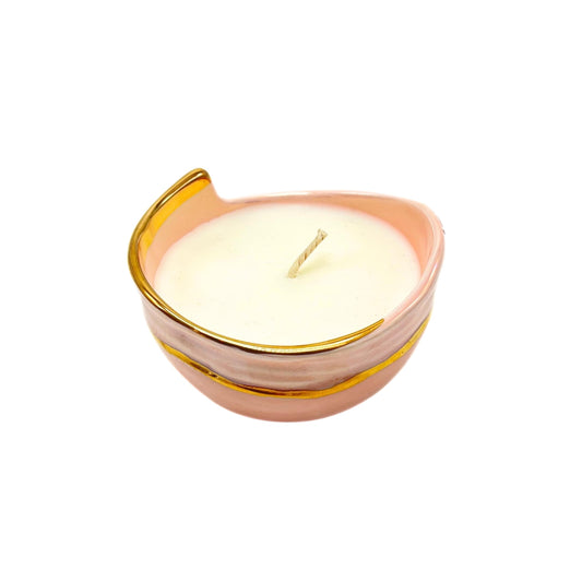 Pink Bowl Candle
