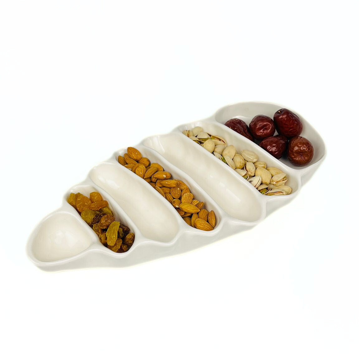 Shell Divide Ceramic Dish