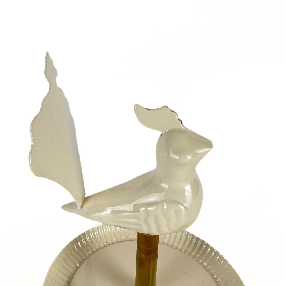 Peacock Dish Cream