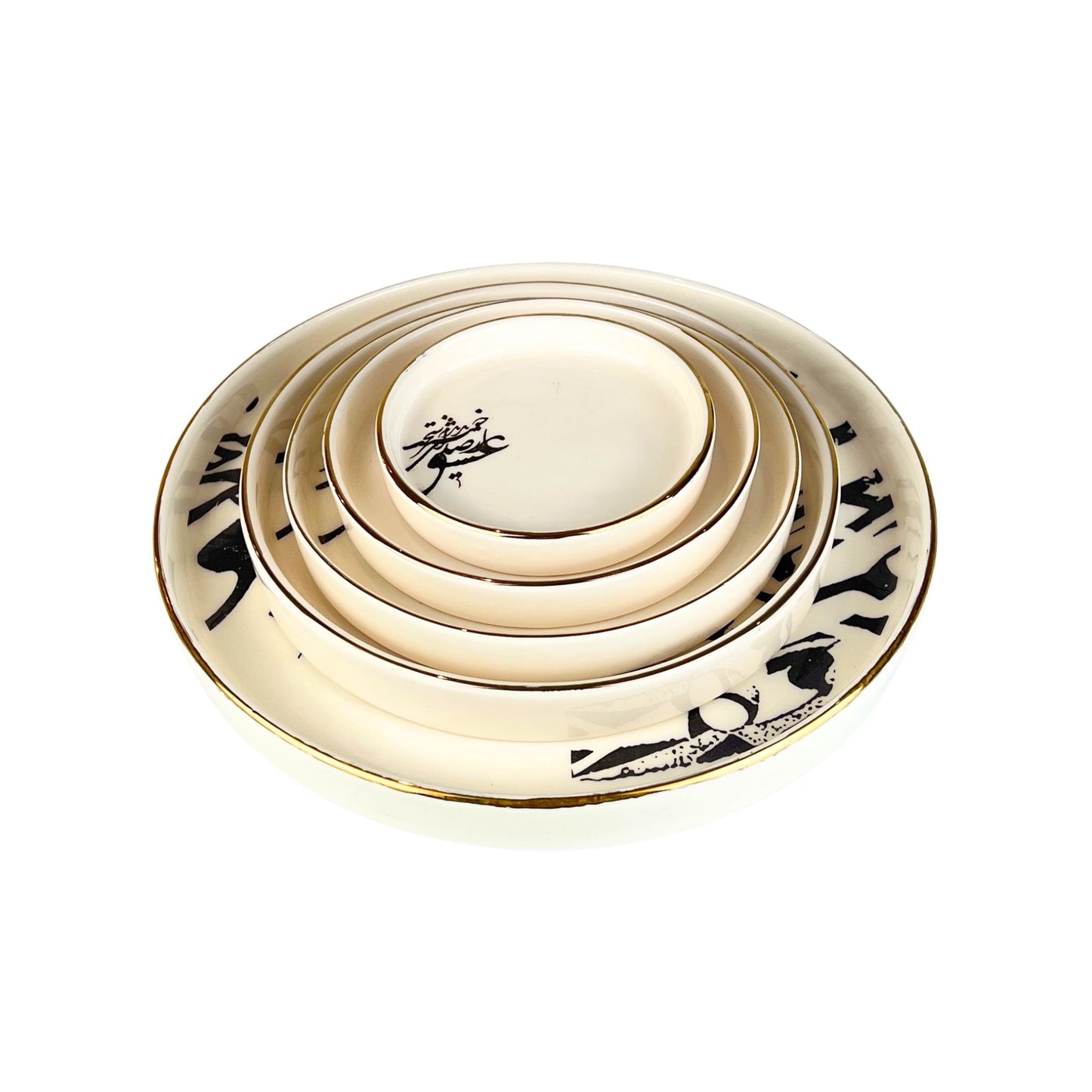 Calligraphy Dish Set (Sokhan-e-Eshgh)