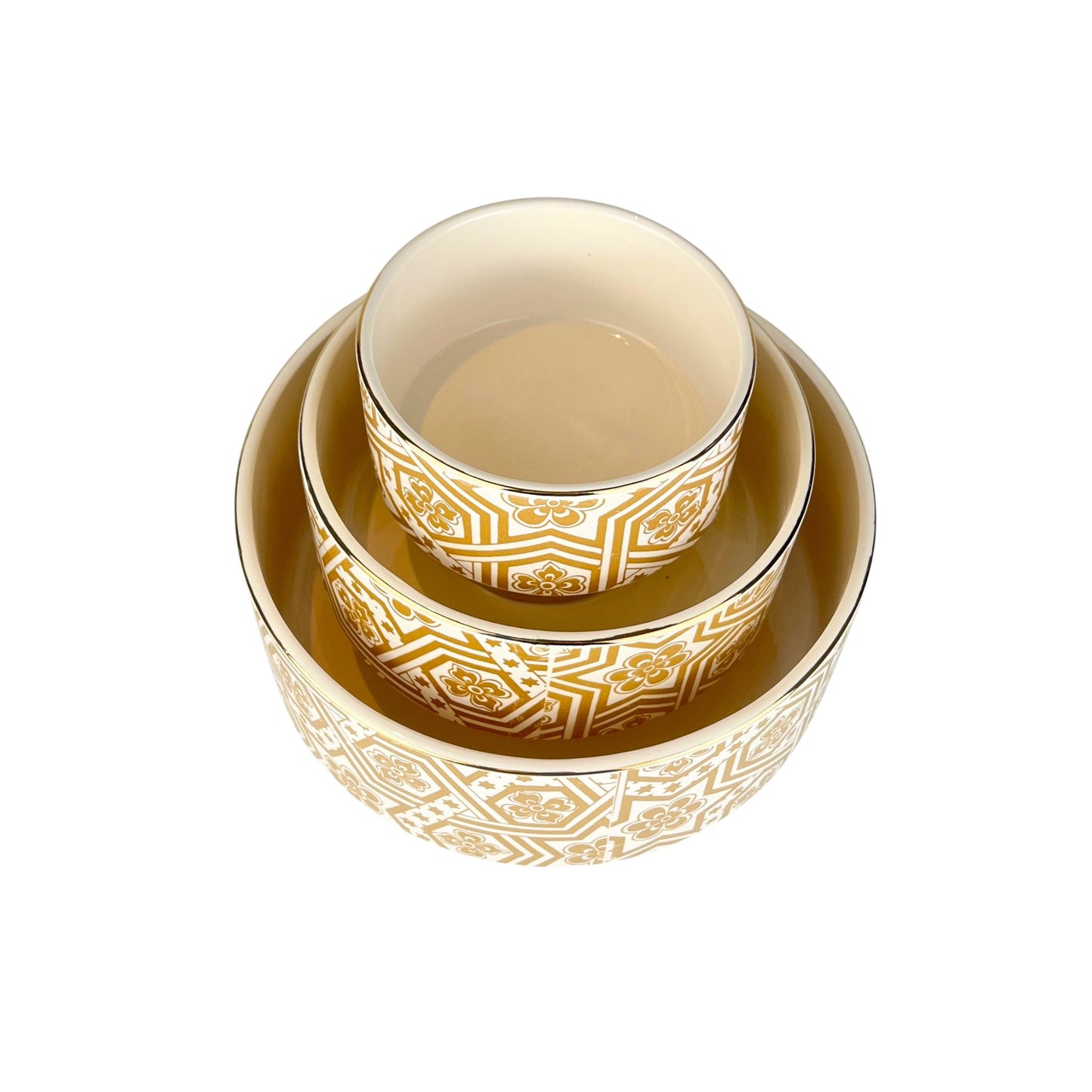 The Zarrin Motif Bowls with Base