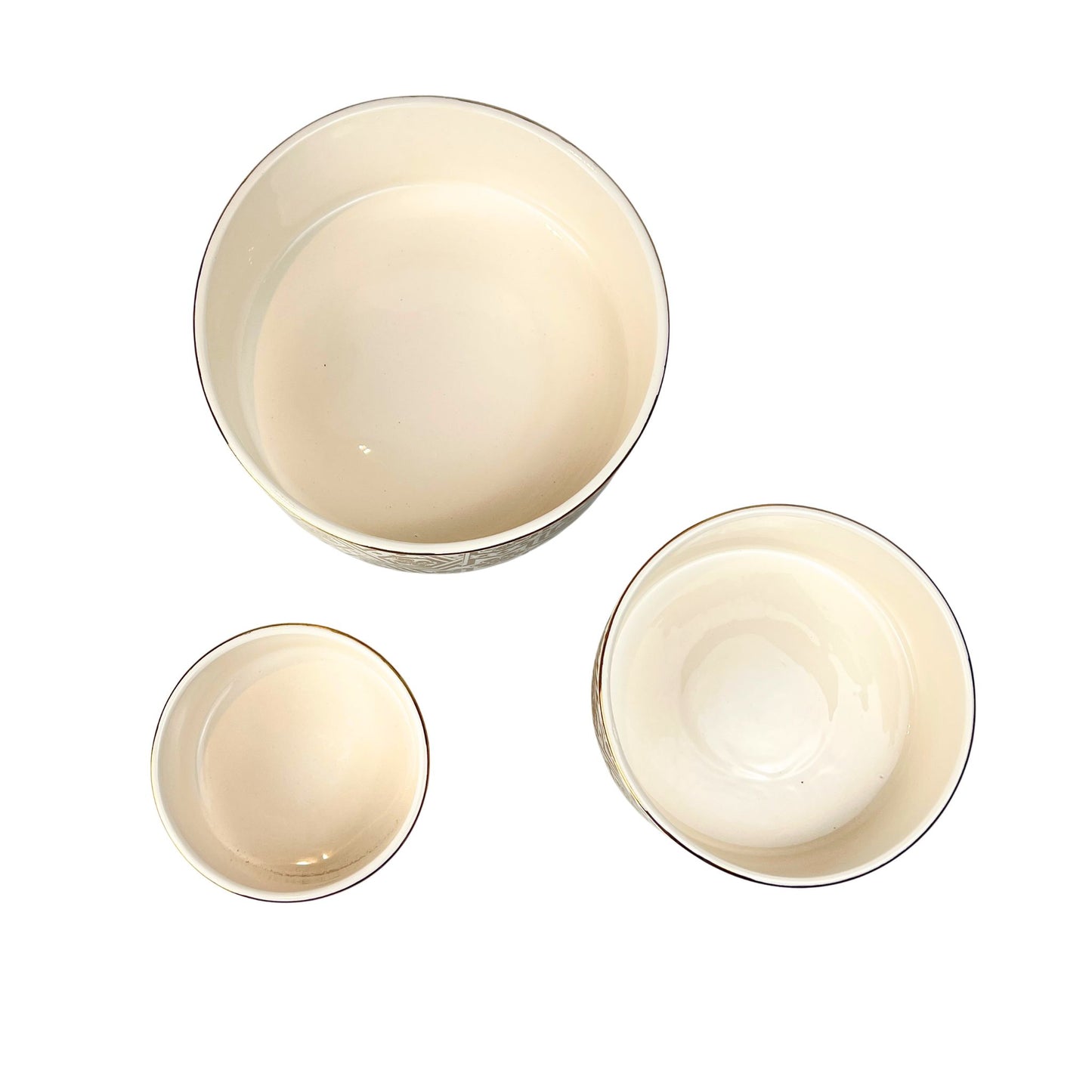 The Zarrin Motif Bowls with Base