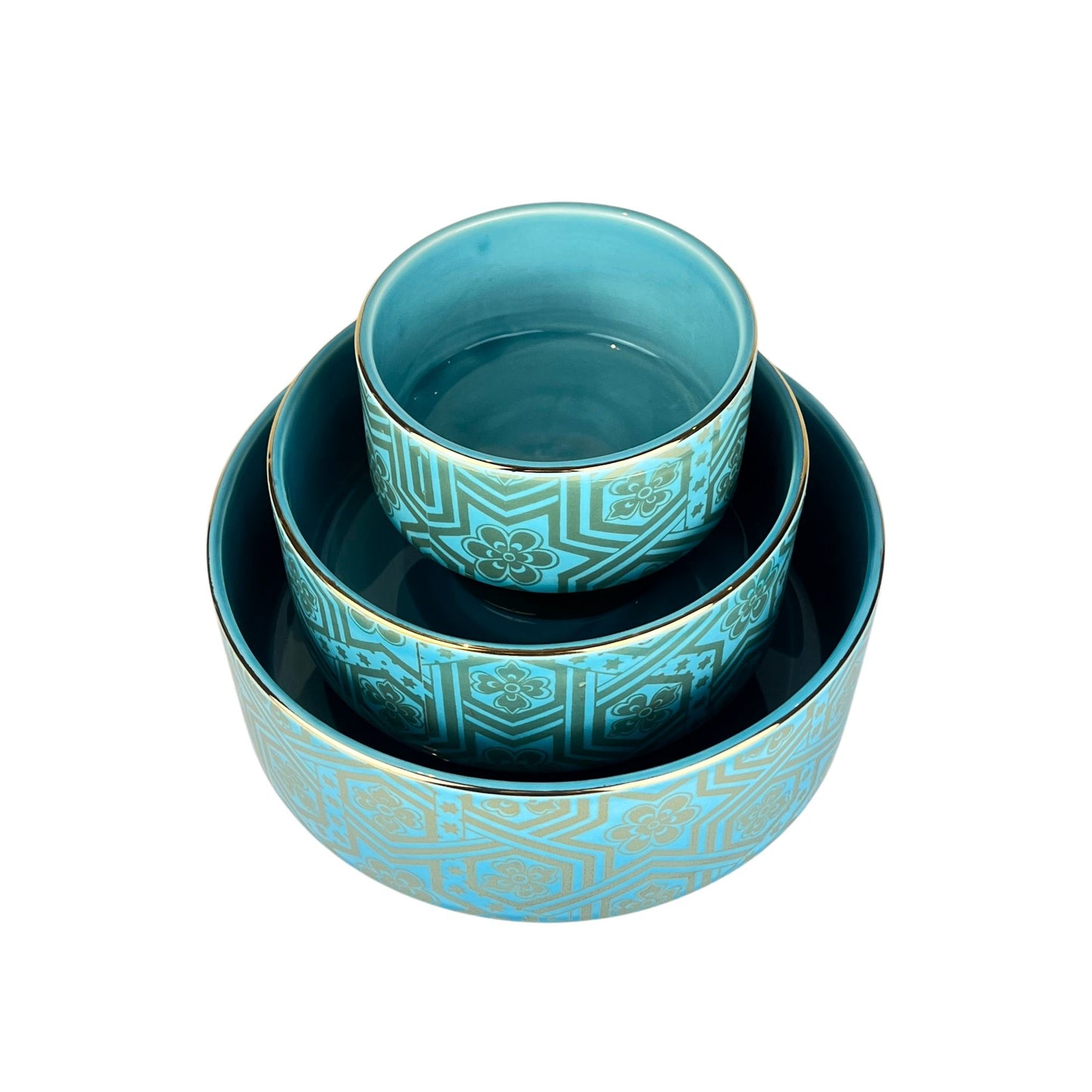 The Firoozeh Motif Bowl With Base