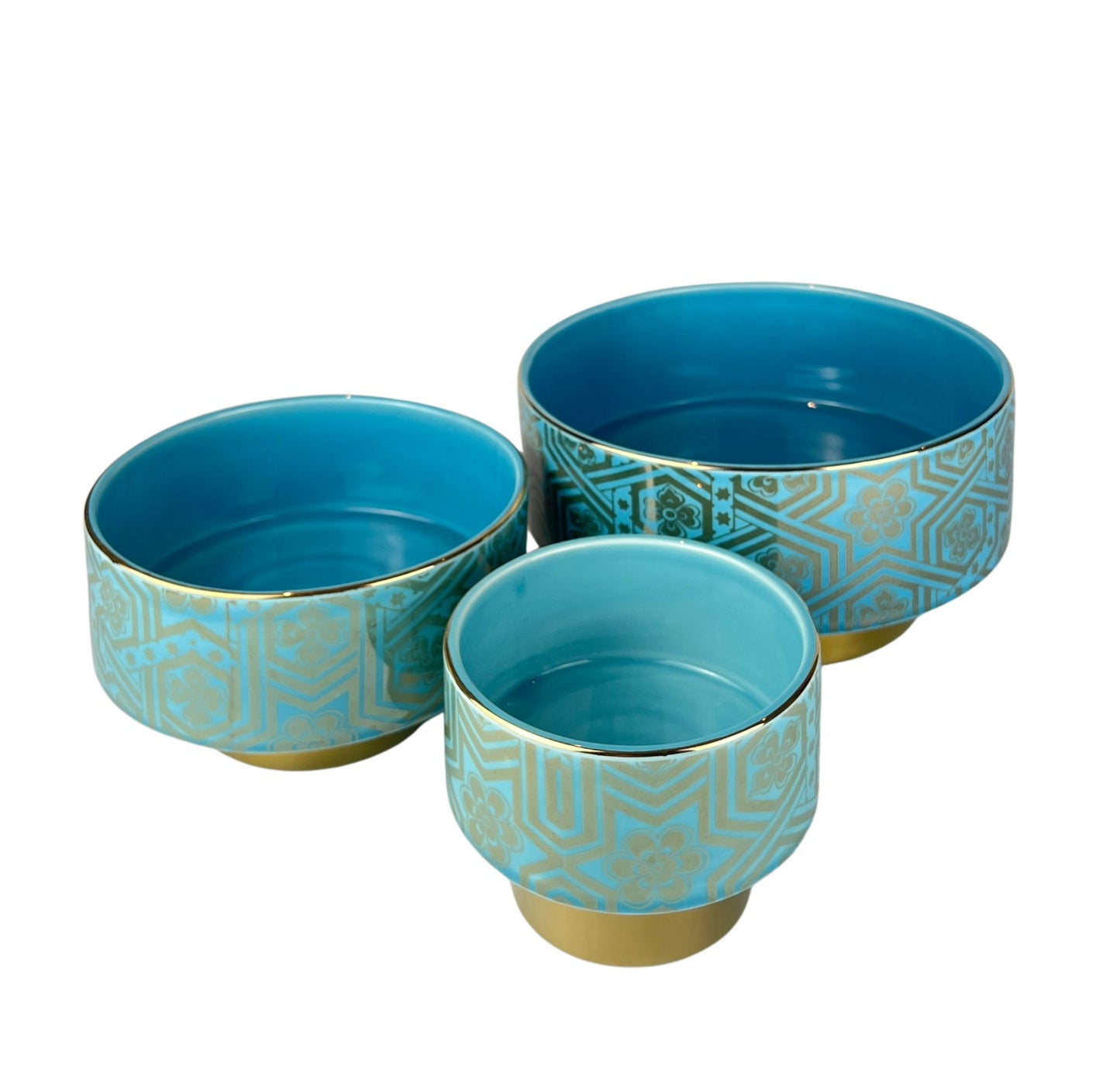 The Firoozeh Motif Bowl With Base