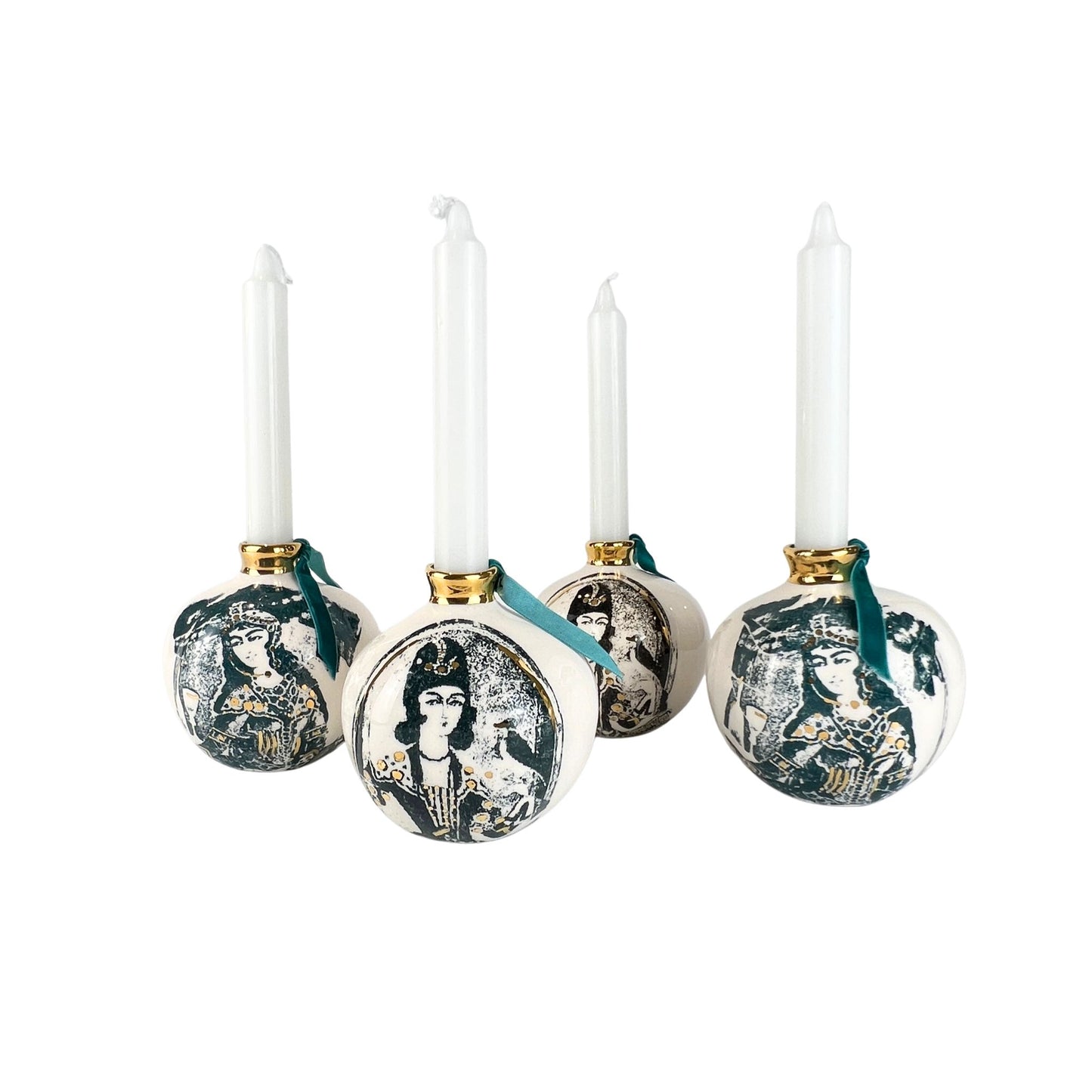 Gajar Pomegranate Candle Holders