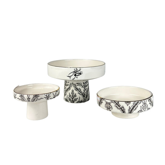 Calligraphy Dish with Base (Sokhan-e-Eshgh)