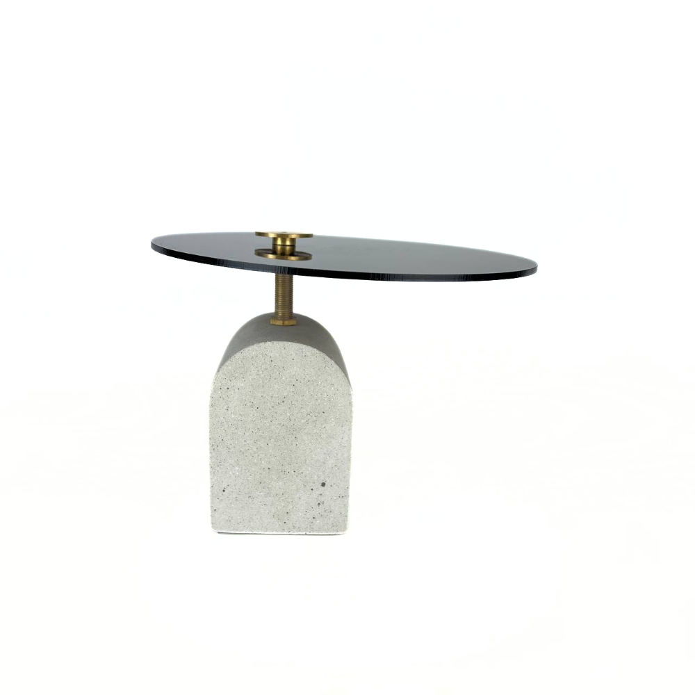 Concrete Base Dish ( Gray )